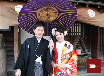 三三九度で伝統的な結婚式