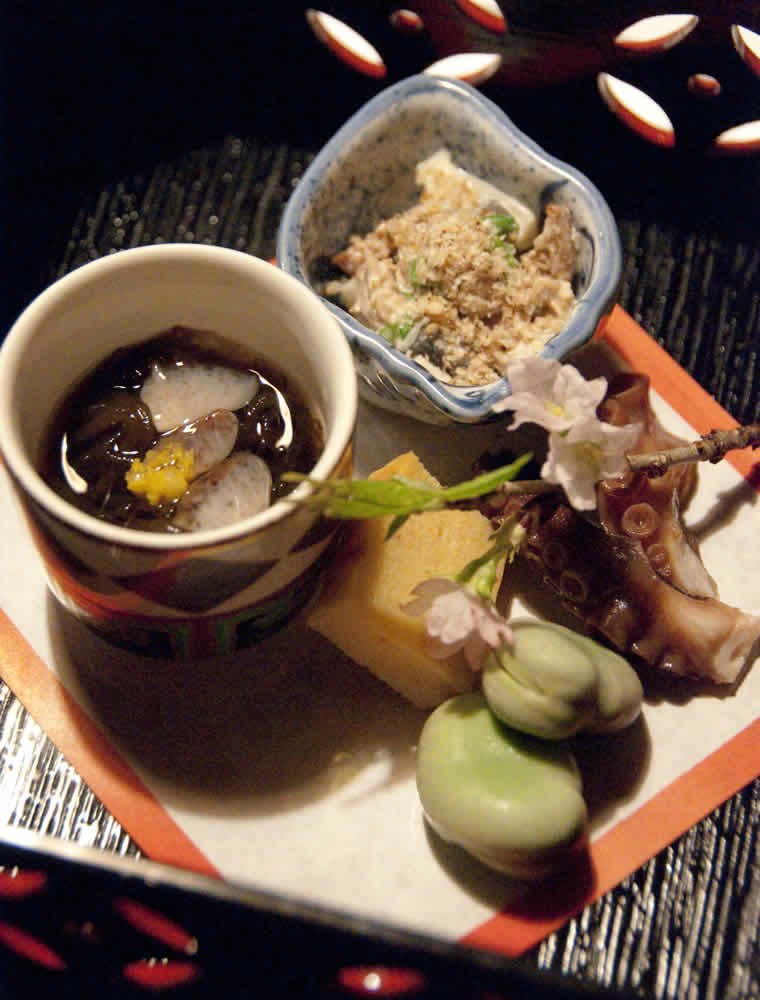 春の懐石料理