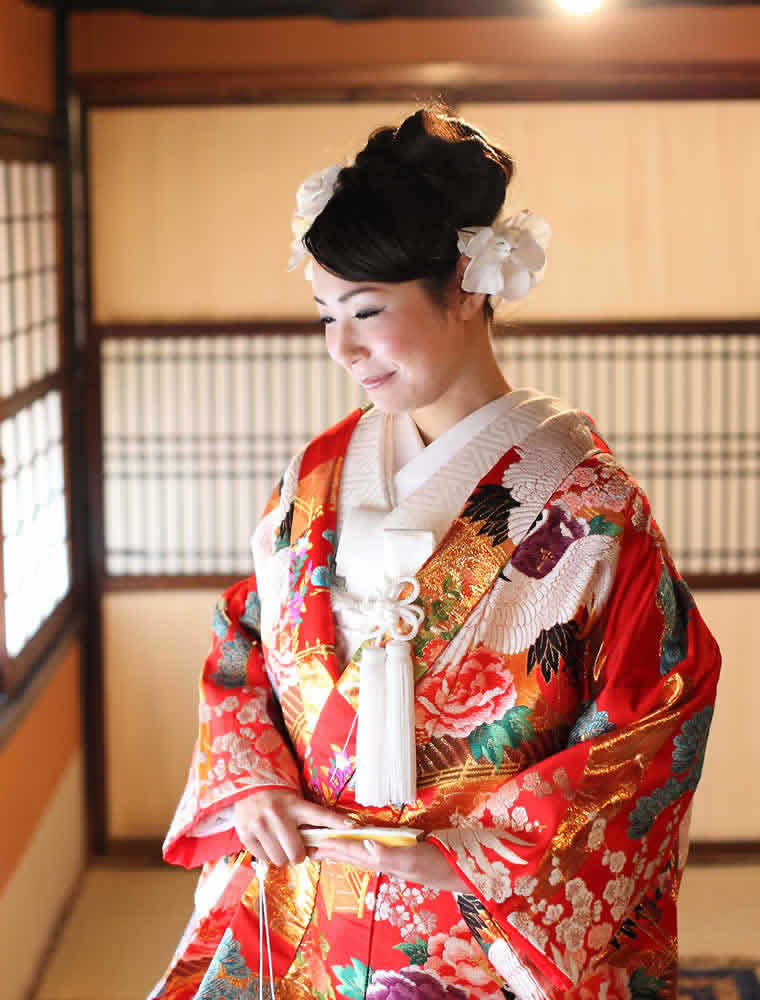 結婚式が始まる直前のウェディングフォト